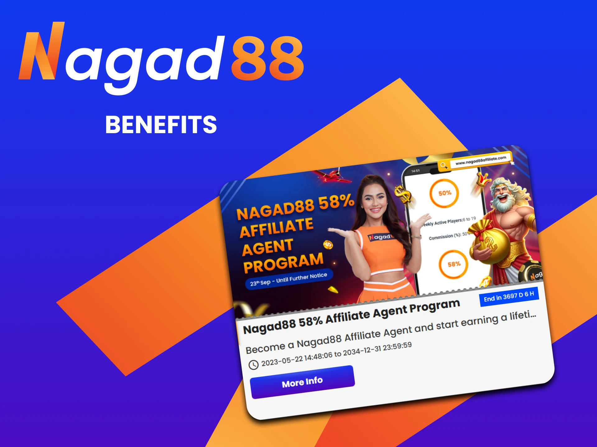 Read about the benefits of the Nagad88 affiliate program.