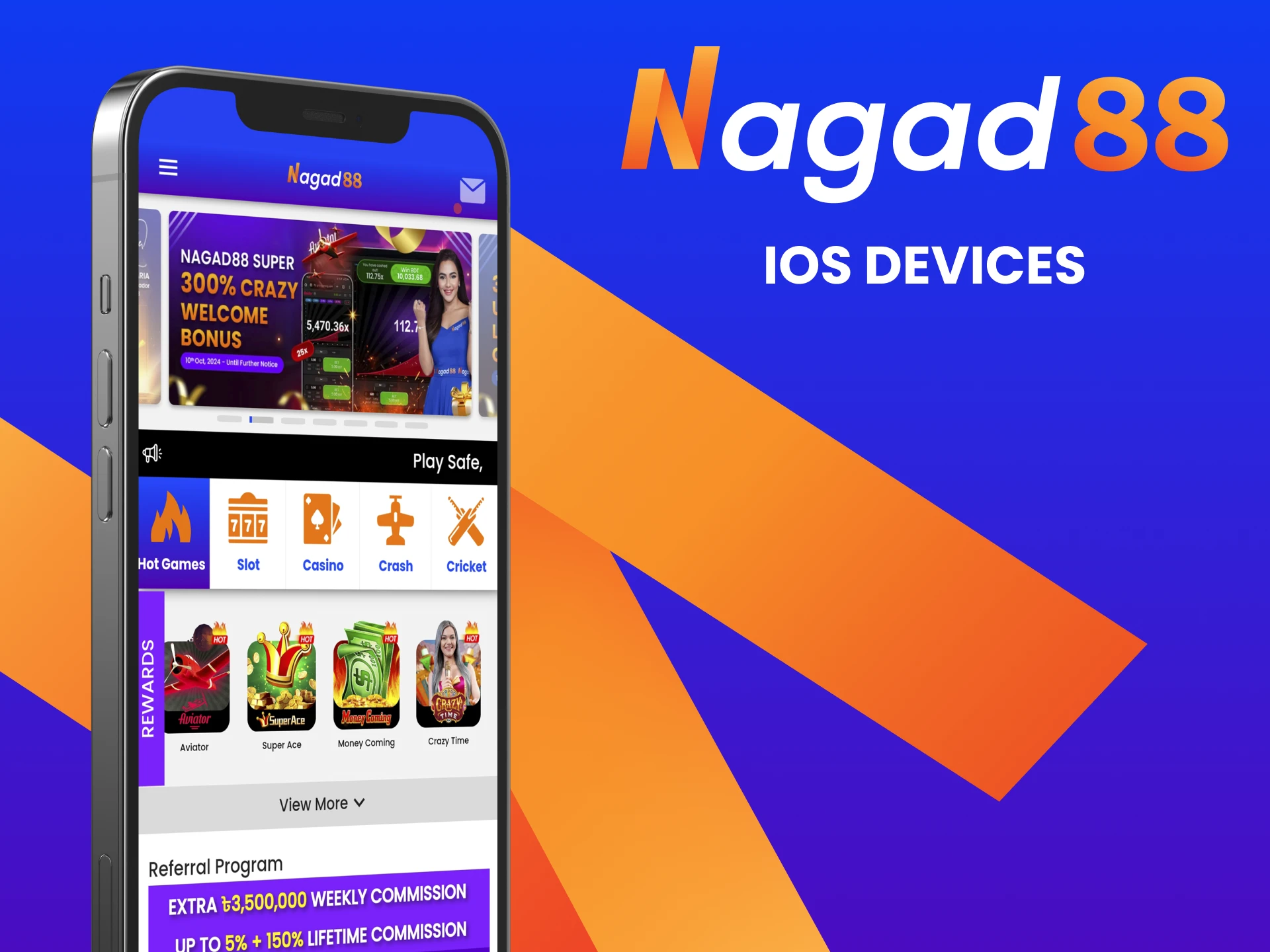 Nagad88 app is supported by all iOS devices.