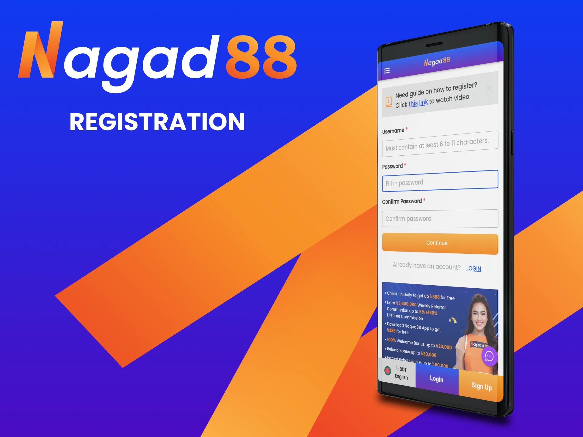 You can register at Nagad88 app.