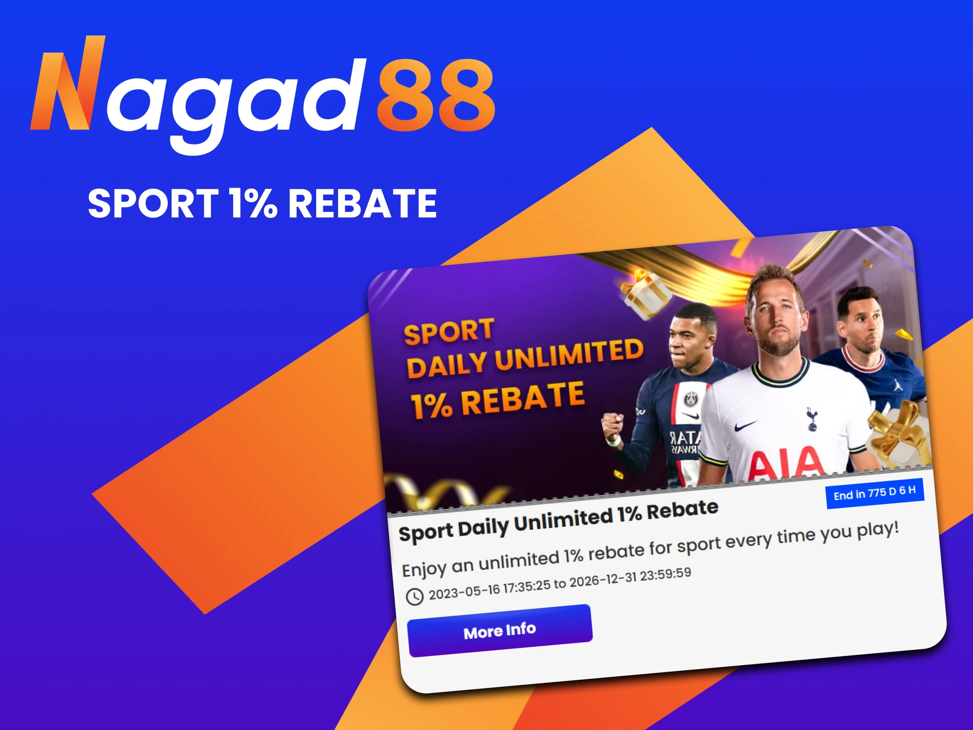 Get a discount on sports betting from Nagad88.