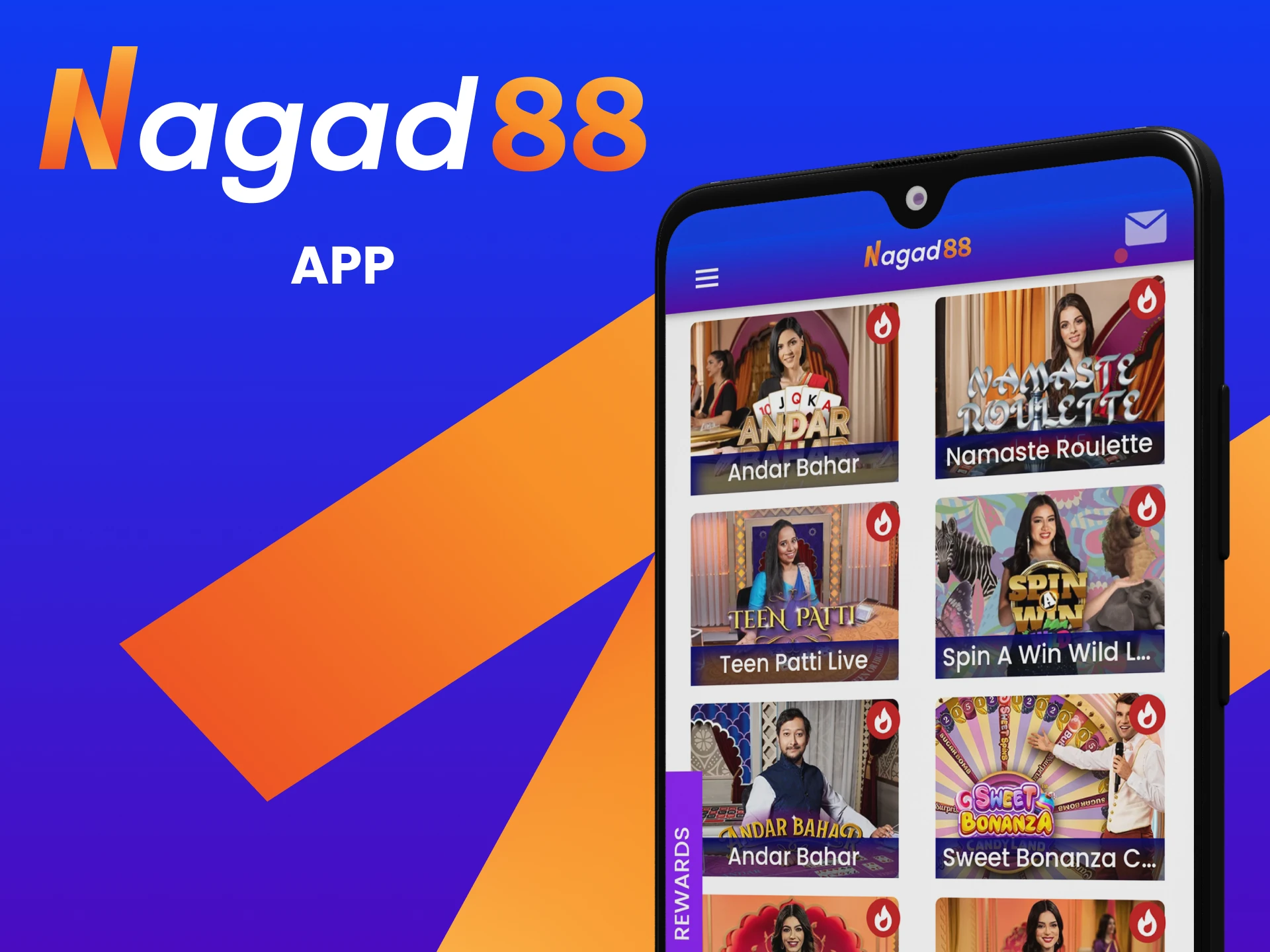 You can play in the Nagad88 casino using the app for Android and iOS.