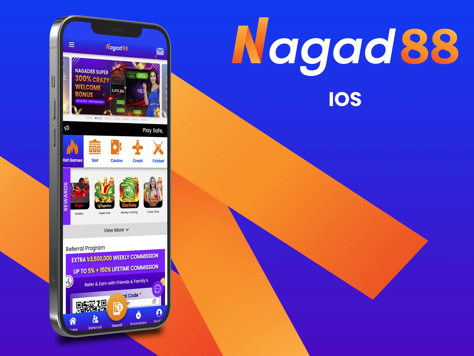 Nagad88 offers PWA version for iOS users.