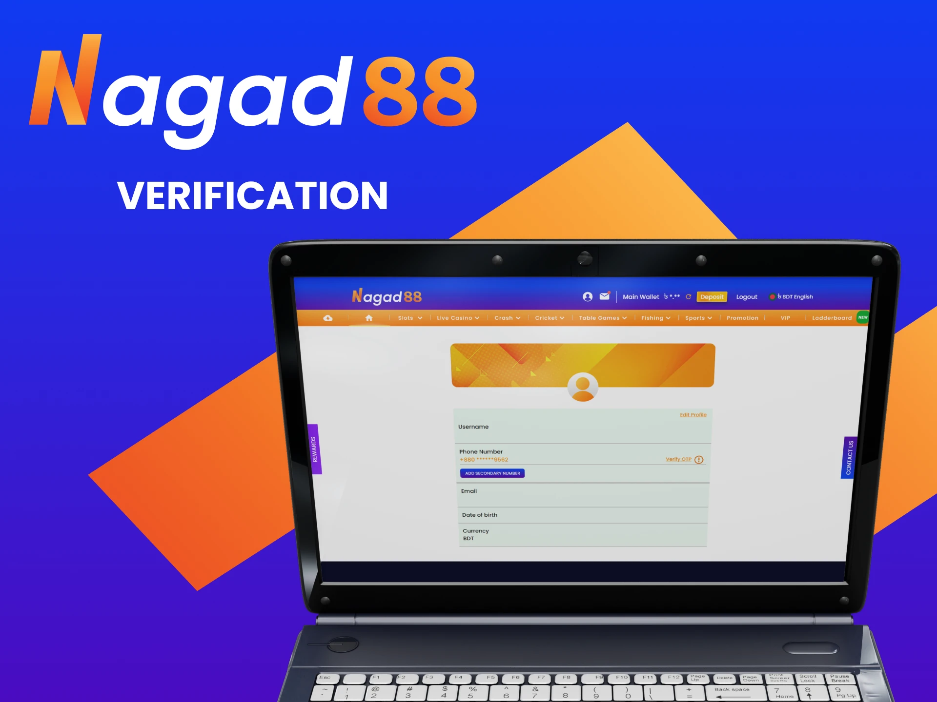 Verification at Nagad88 is essential for account security.