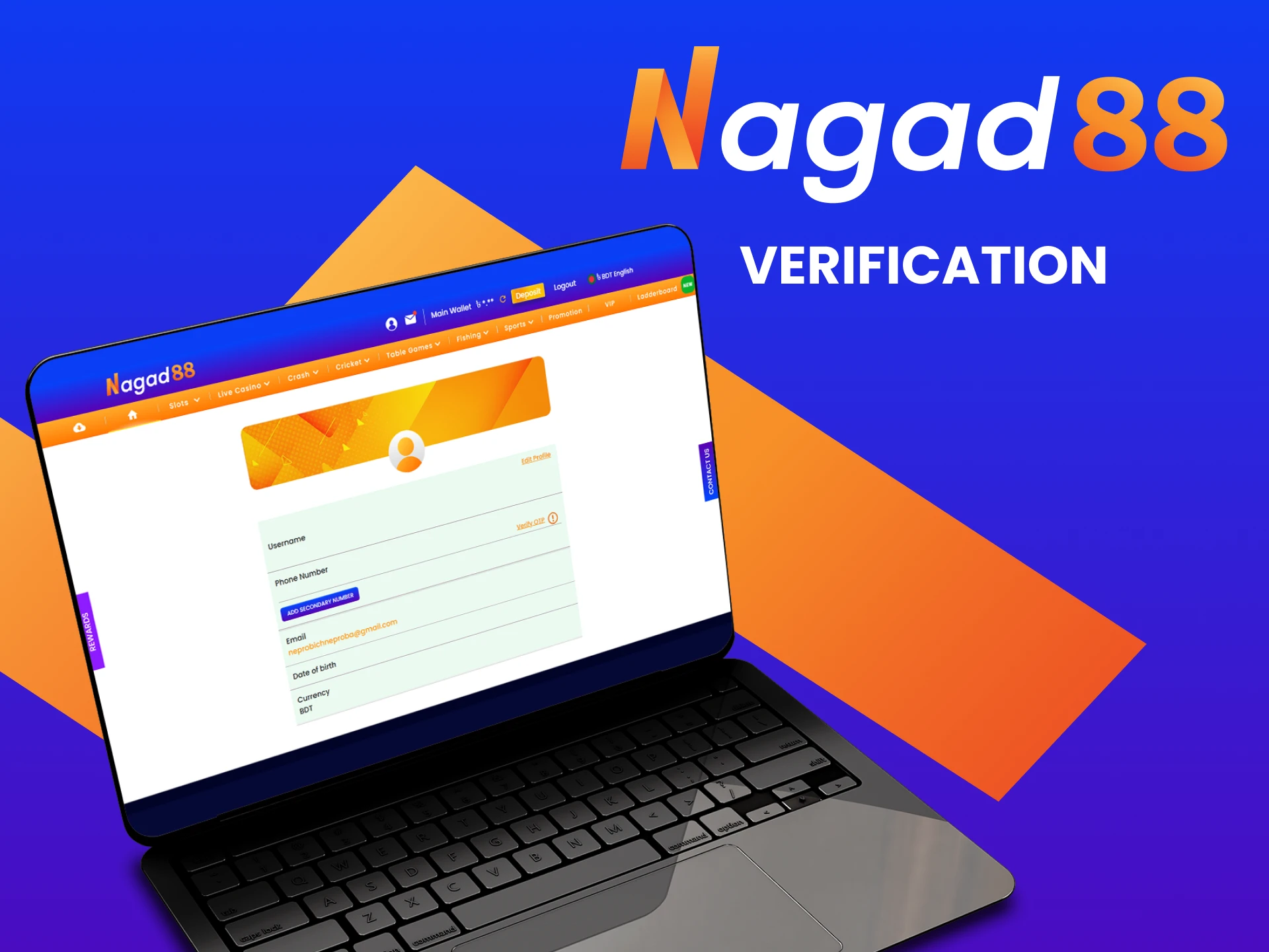 Verify Nagad88 account in 5 easy steps.