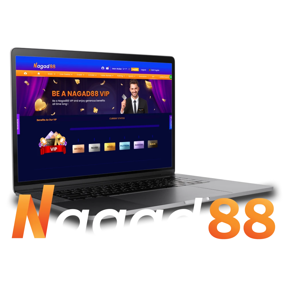 Nagad88 website offers VIP program for all players.