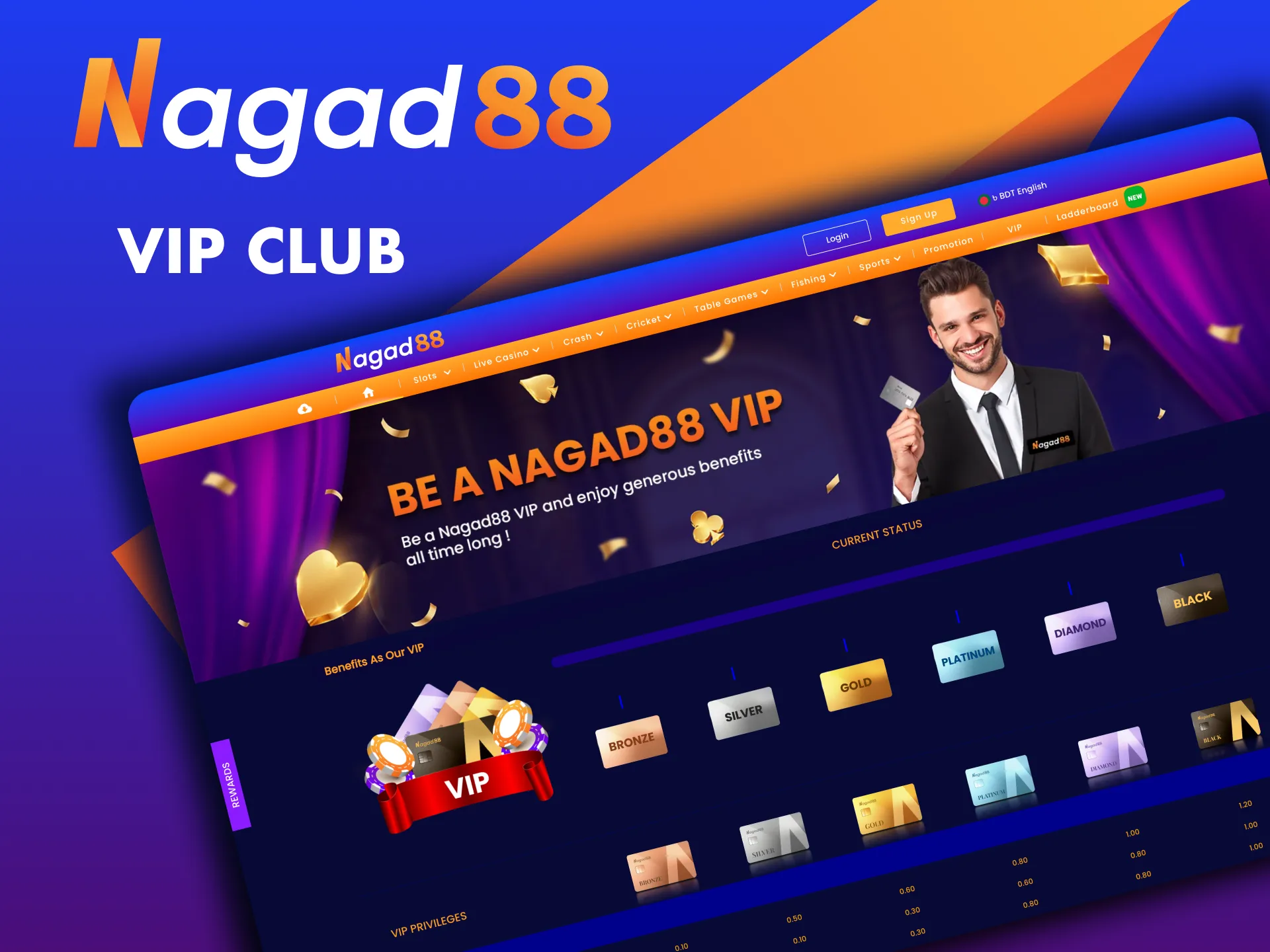 Join Nagad88 VIP сlub for cashback, bonuses, and exclusive benefits.